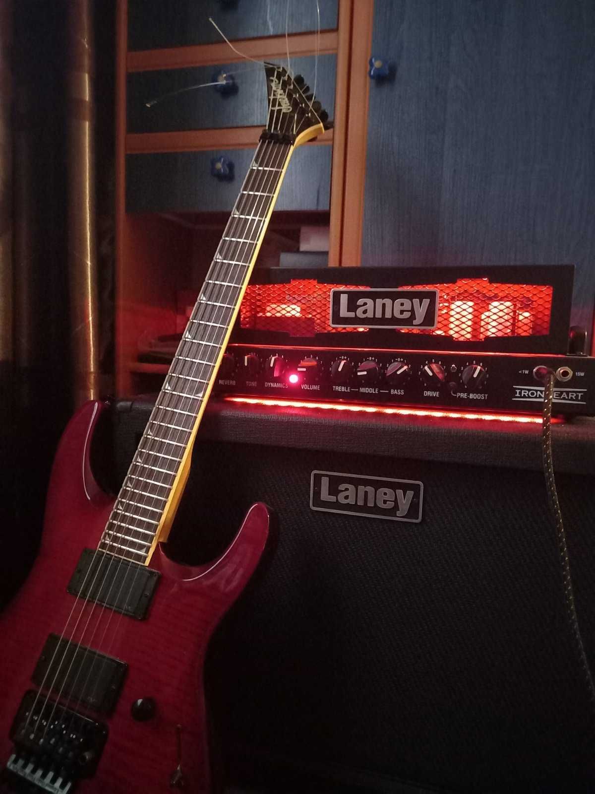 Ламповый гитарный усилитель Laney IRT15H + Кабинет