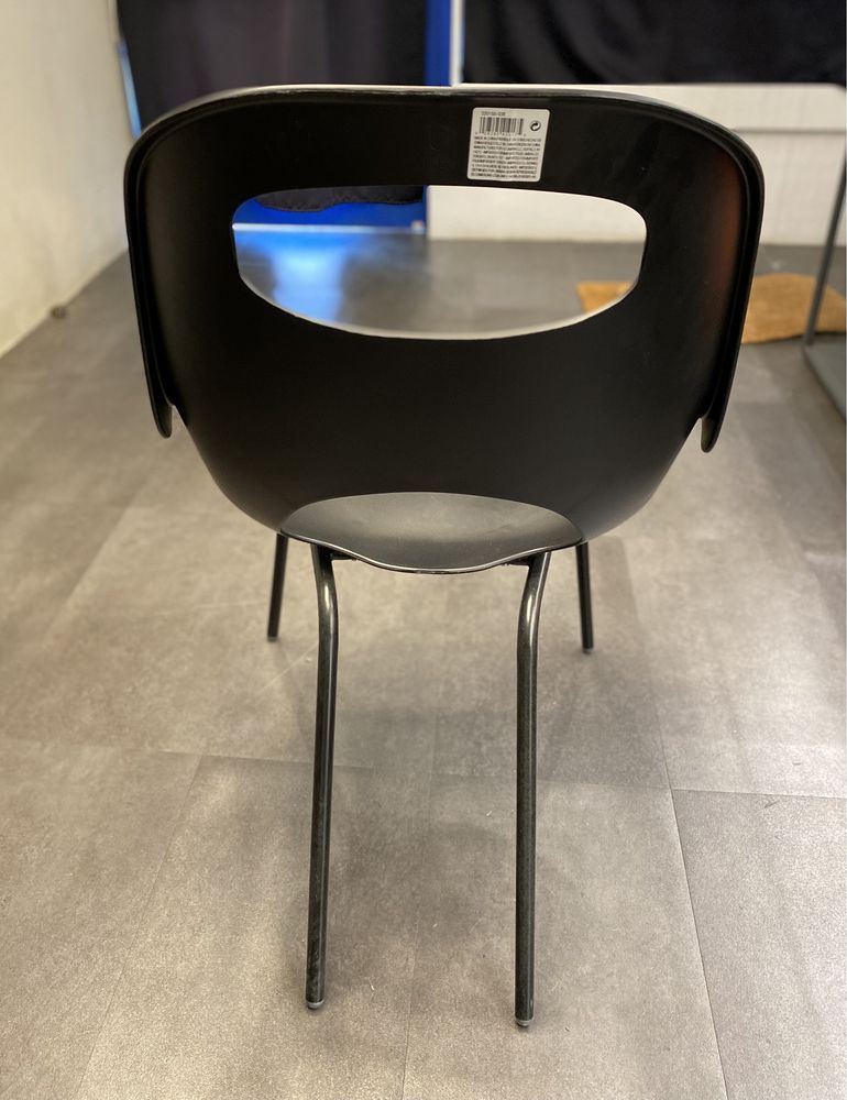 Cadeira multifuncional preta 61x61x86.4 cm