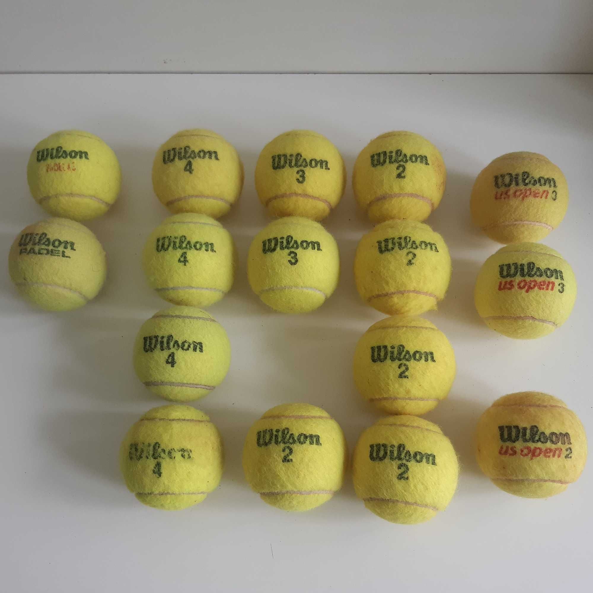 Lote de 16 Bolas de Ténis Tennis Wilson Usadas Boas