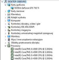 Komputer i5 GTX 750Ti 8gb ram bez dysku