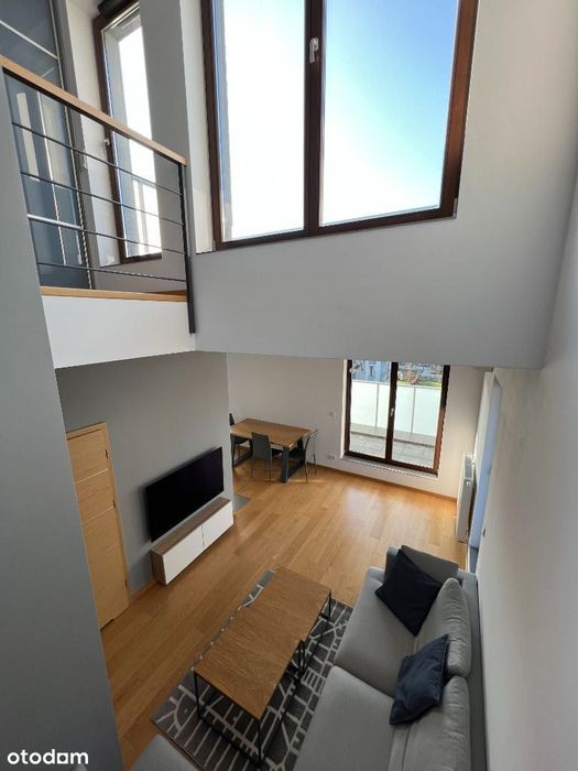 Dwupoziomowy apartament z 3 tarasami, Wilanów