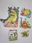 Puzzle Czuczu progresywne dinozaury