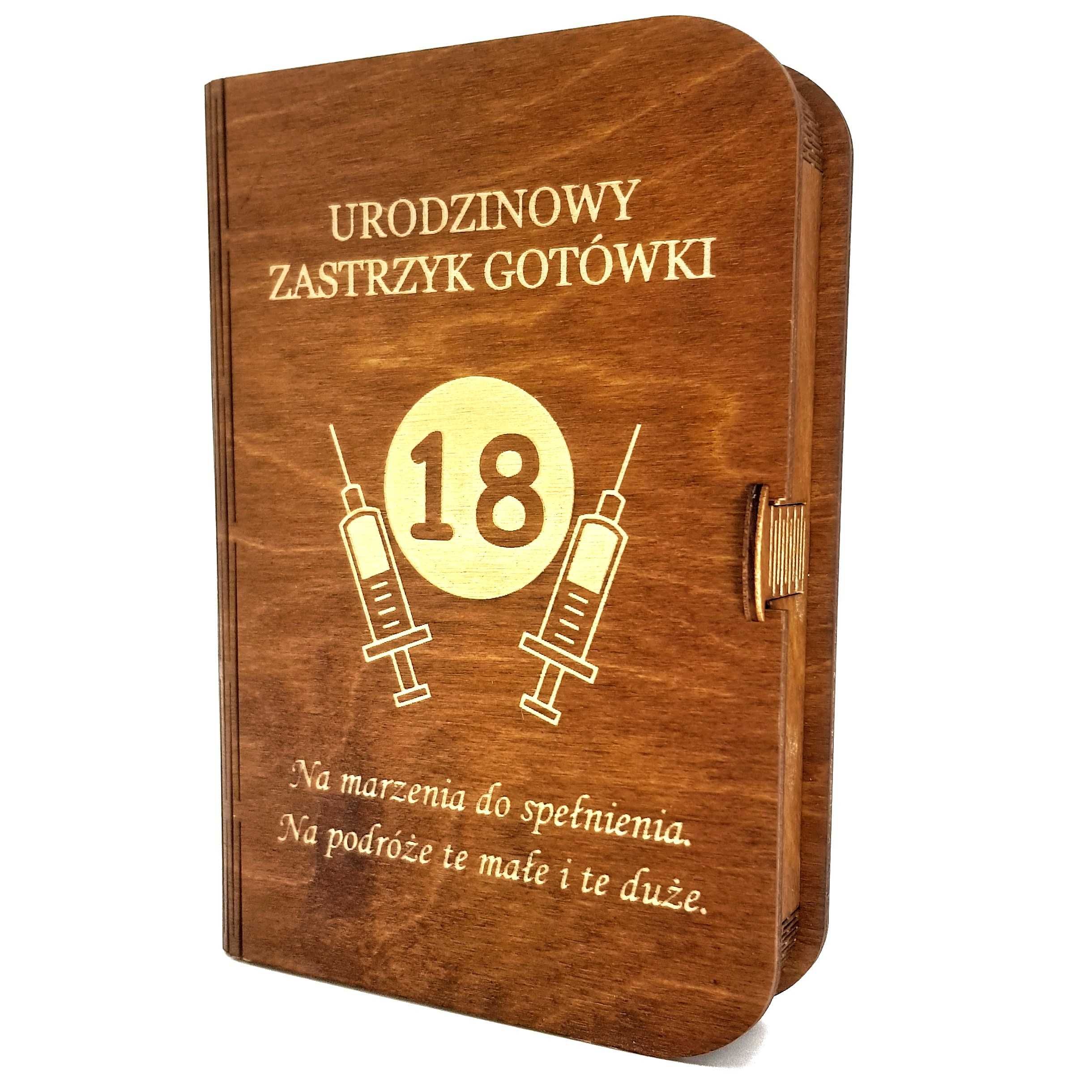 2x Zastrzyk Gotówki Pudełko na pieniądze 18 30 50 Urodziny