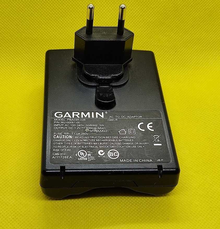 Carregador duplo de baterias LR6 pilhas tipo AA original Garmin