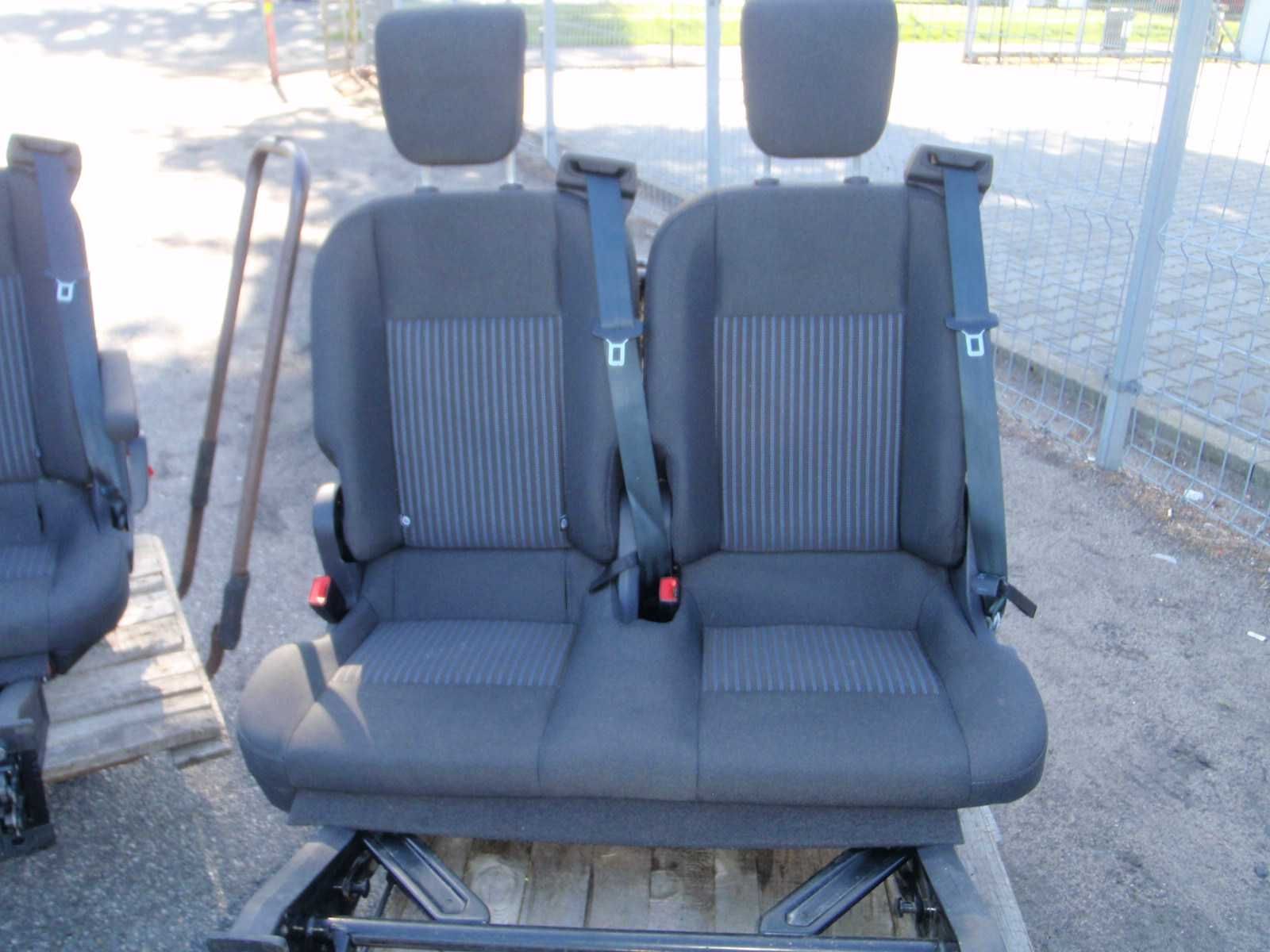 Ford Transit Custom 9-os fotele 2 i 3 rząd regulowane oparcia idealne