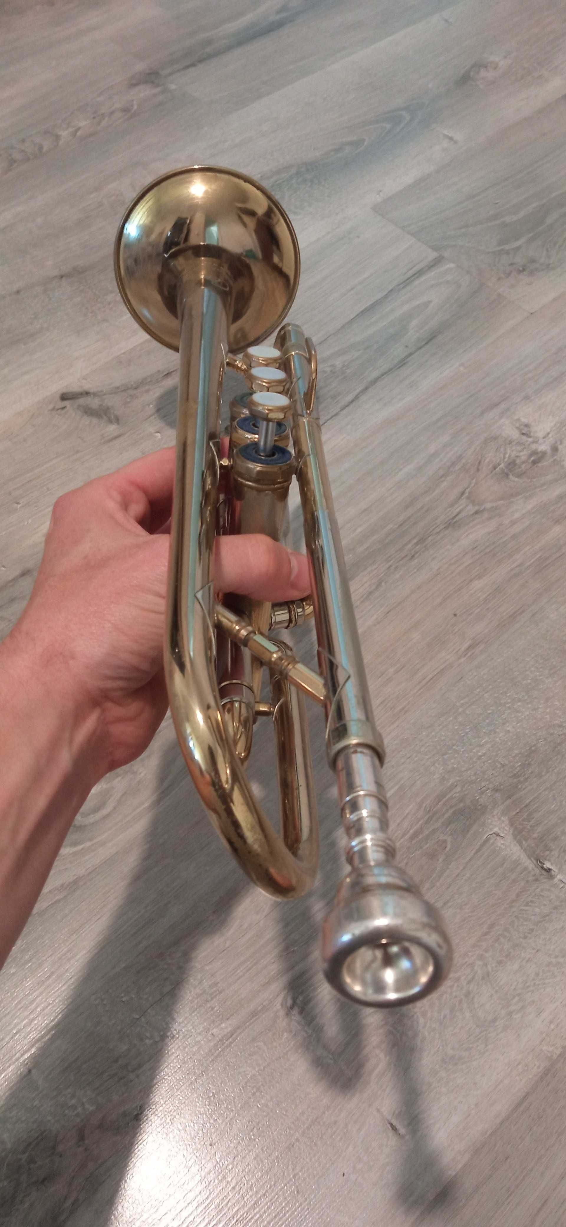 Trąbka amati consul futerał ustnik bach corp. 7c
