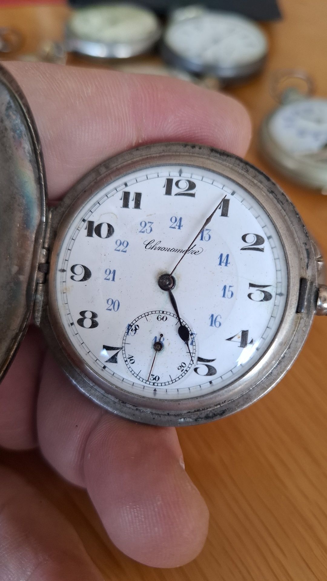 Vendo relógios bolso em prata longines omega 8 dias hamedonas etc