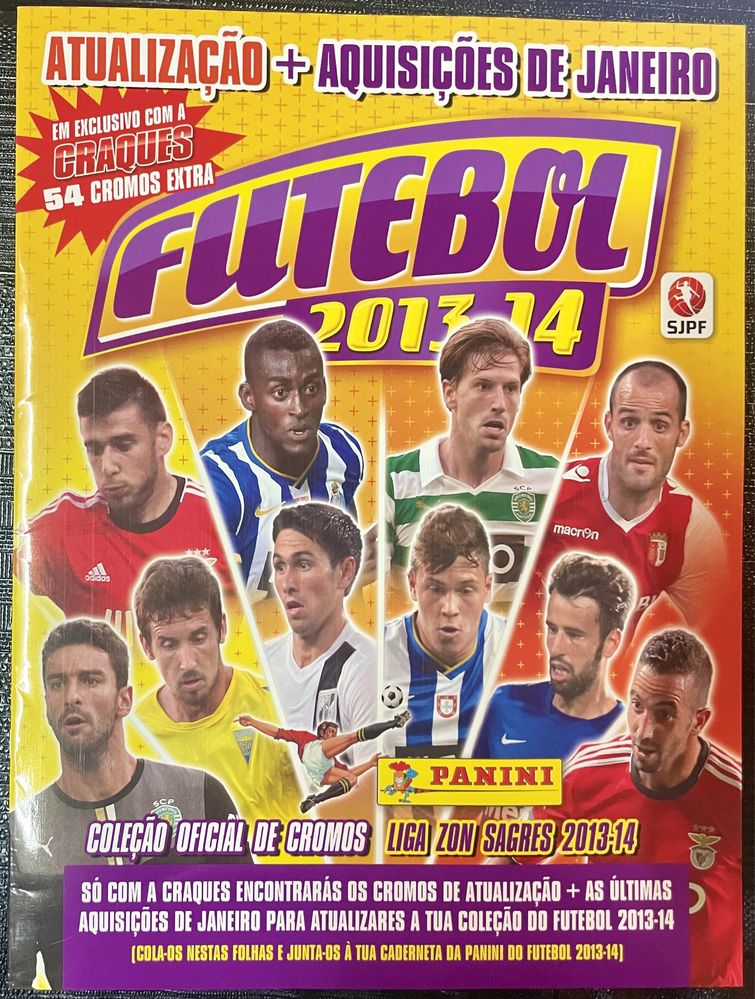 Caderneta de Atualizacao Futebol Liga Portuguesa 2013/2014 Por Colar