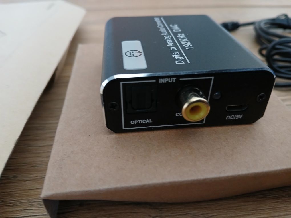 Konwerter HS202-BK DAC  analog audio FOKKY 192KHz