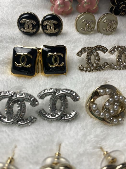 Серьги chanel , шанель