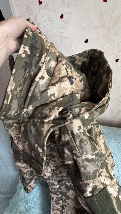 Зимовий пуховик/бушлат ЗСУ, піксель, 44 розмір