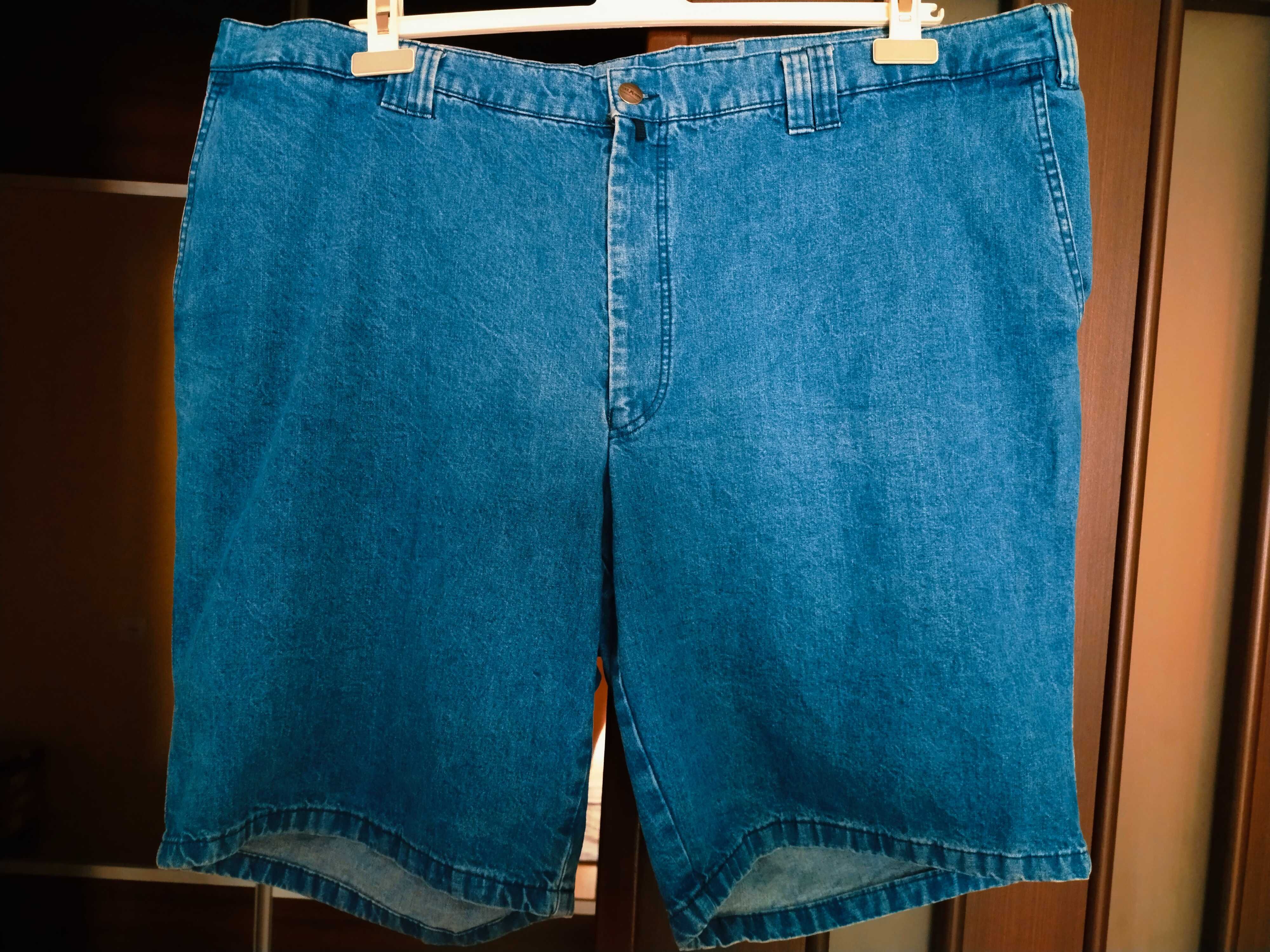 джинсовые шорты  большой 62 р-р унисекс пояс 118