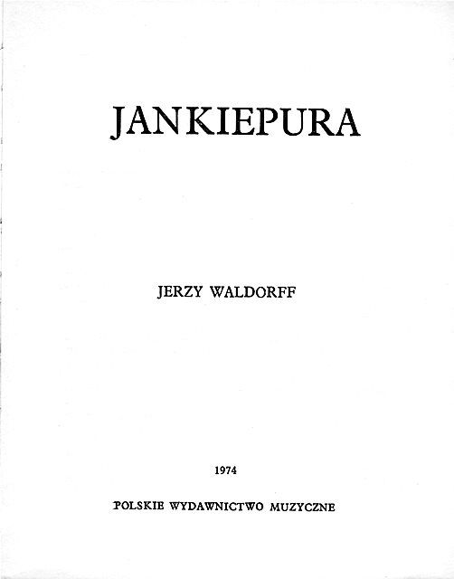 JAN KIEPURA - Jerzy Waldorff