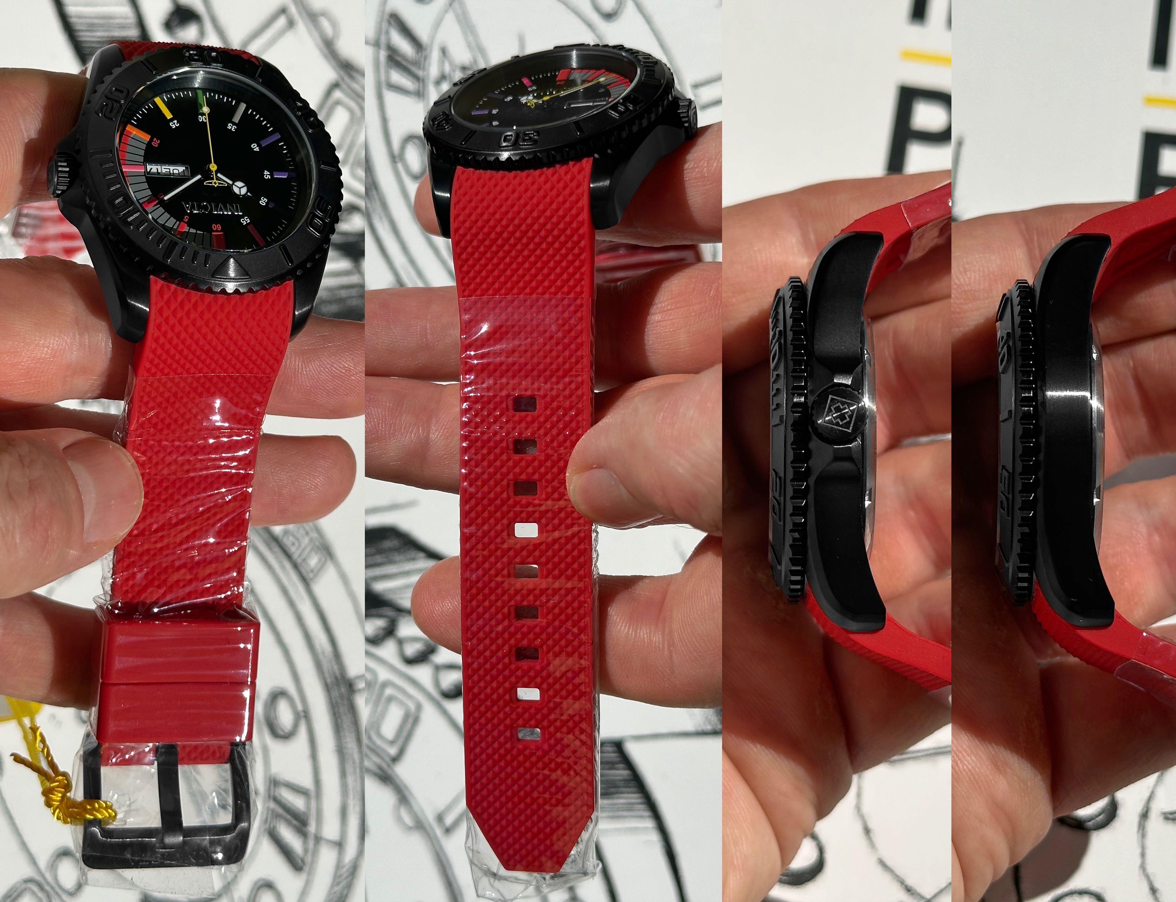 Мужские часы Invicta 44734 Pro Diver Red 44 mm. 100 MT.