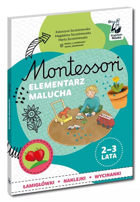 Montessori. Elementarz malucha, 2-3 lata. Kapitan Nauka. Nowy Produkt