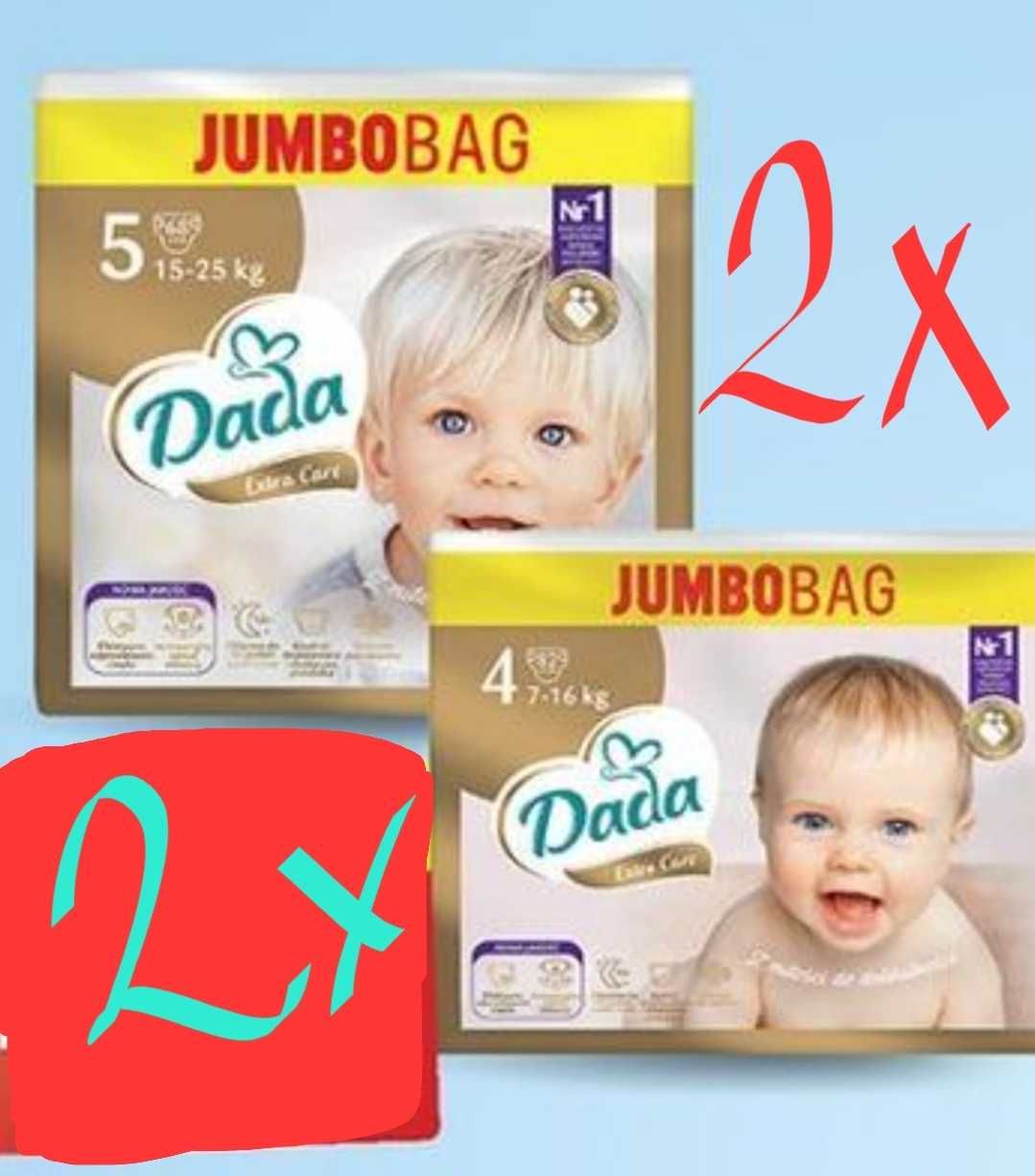 Pieluchy dada extra care 4,5  jumbo bag+gratis probiotyk dicoflor baby