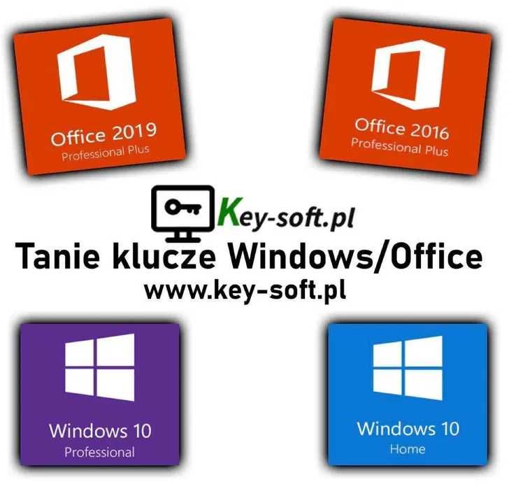 TANIE KLUCZE office 2019 pro 2013 home 365 klucz 2021 windows 11 10 7