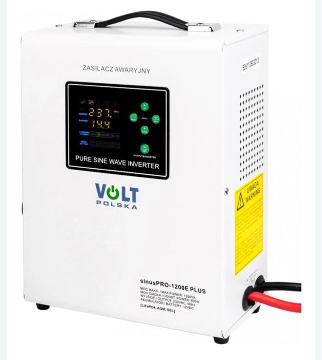 Інвертор/ДБЖ VOLT Polska SINUS PRO 1200e PLUS. 12/230v 1200/800w
