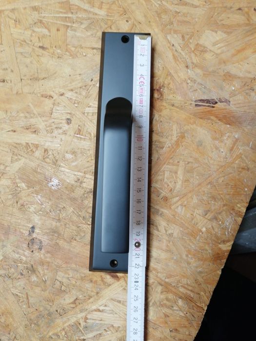 Klamka  72 mm drzwi zewnętrzne czarna