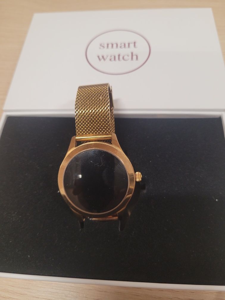 Zegarek Smart watch kw10 kolor złoty waterproof krokomierz