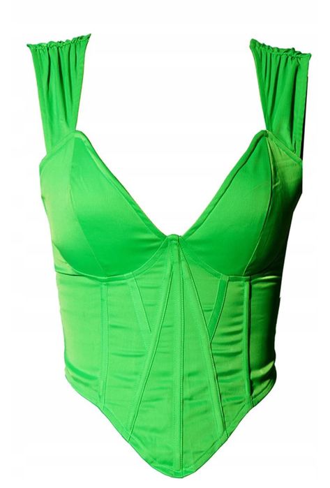Корсет неоново-зелений