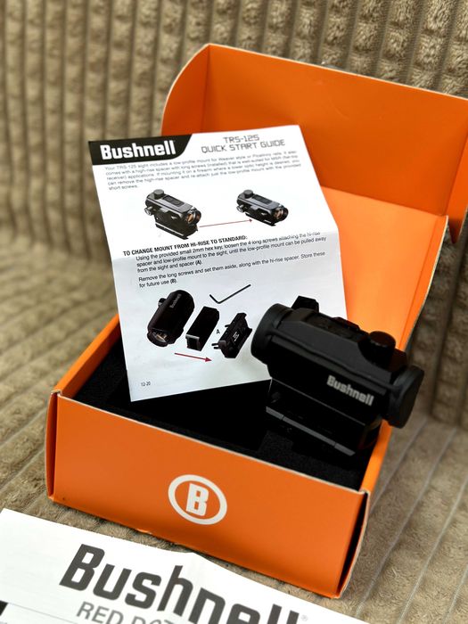 Новий коліматорний приціл Bushnell TRS-125 Red Dot у коробці