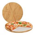 Nowy Zestaw 2 Desek do Pizzy Taca na Przekąski Deska Papier Pieczenia
