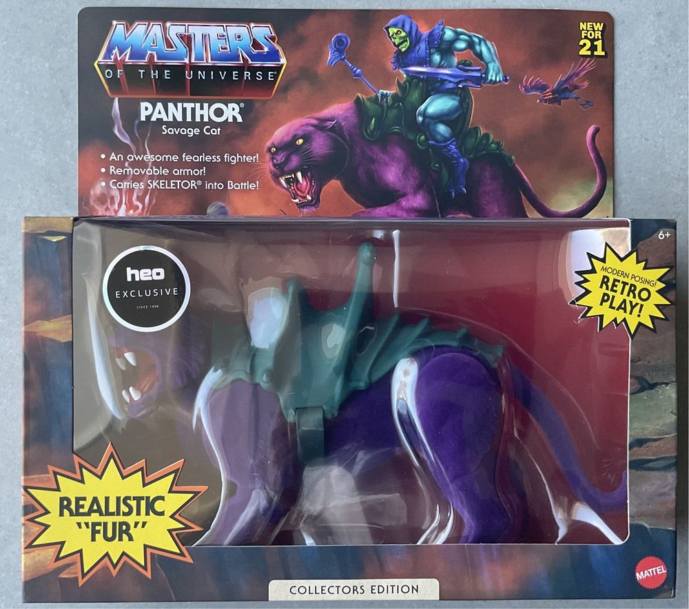 Masters of The Universe - Panthor Flocked Collectors Edition