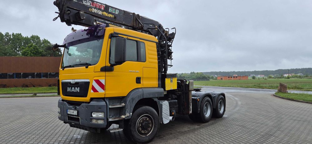 Man tgs 26-480 hydrodrive do drewna drzewa lasu dluzycy