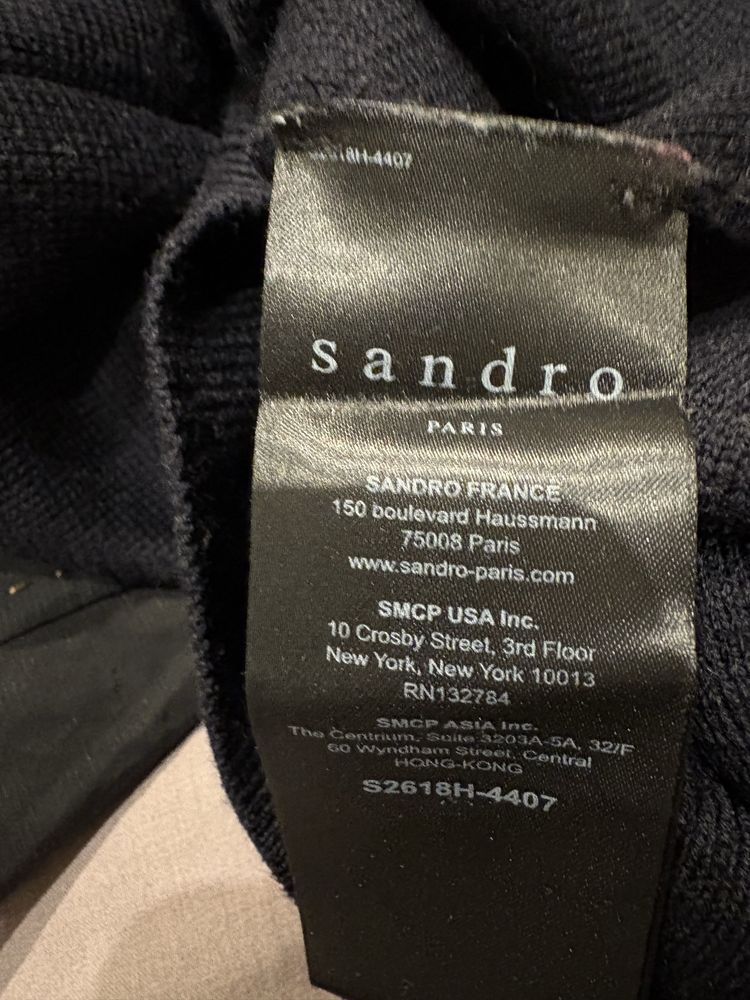 Swetr wełna Sandro rozmiar M