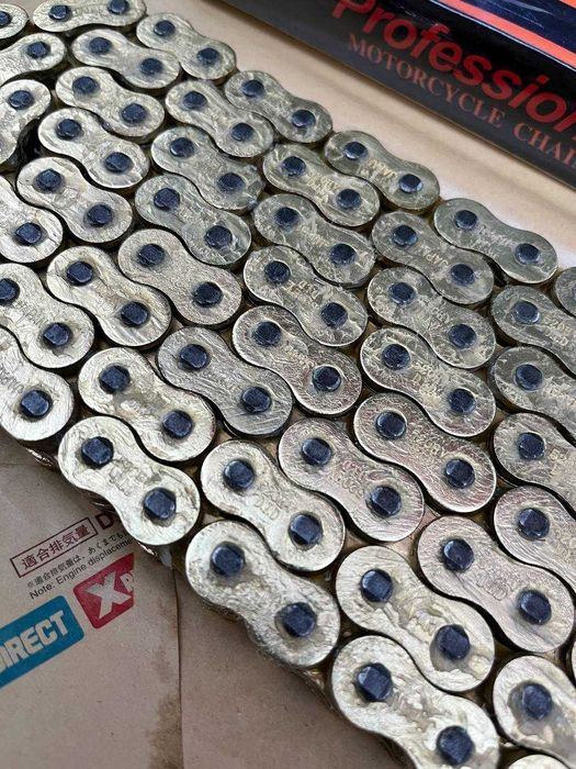 Ланцюг на мотоцикл сальниковий 428, 520. Цепь на мотоцикл DID O-ring