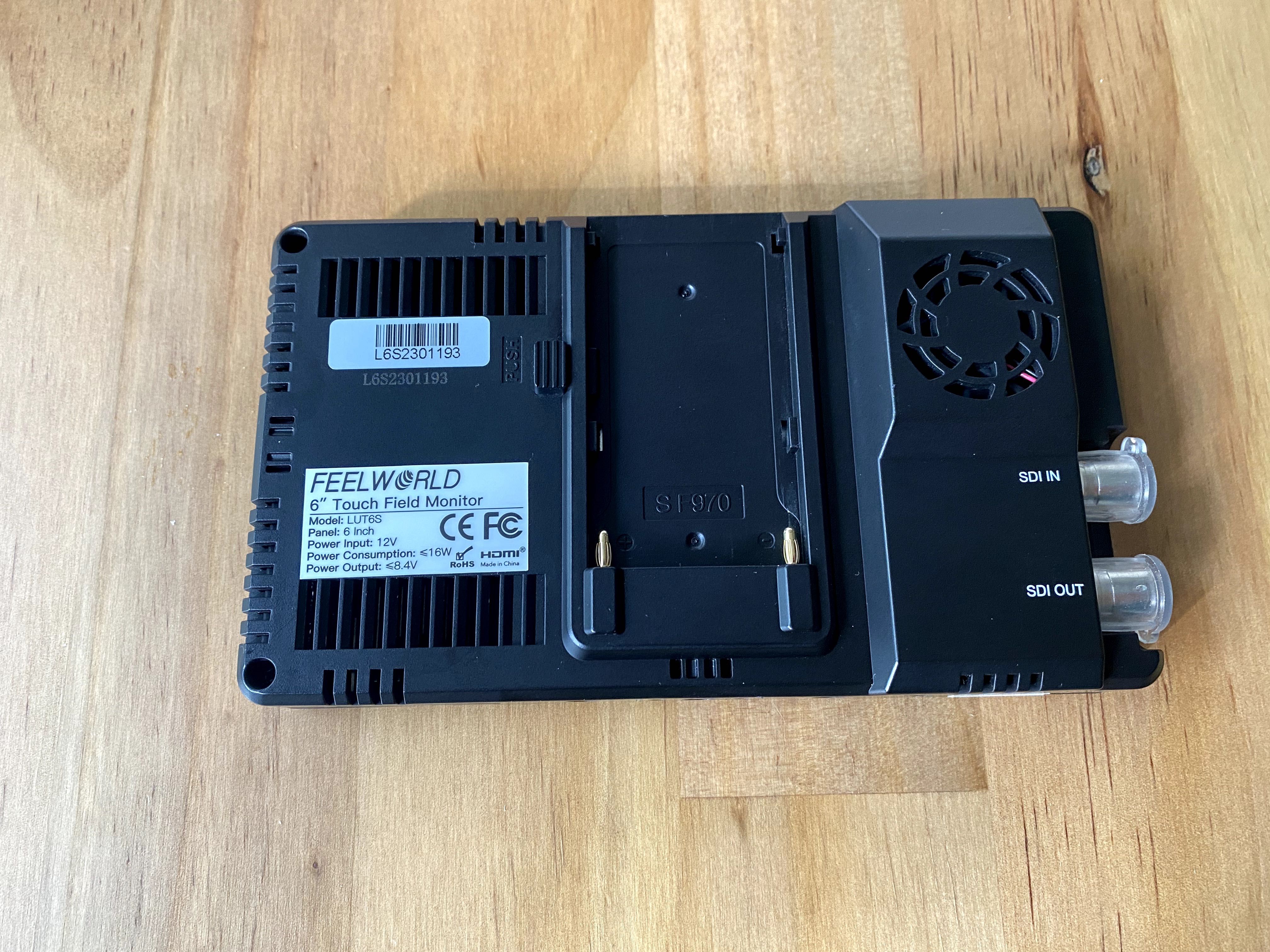 Monitor podglądowy FEELWORLD LUT6S 4K HDMI SDI + CASE