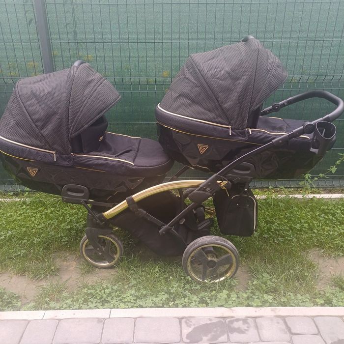 Bliźniaczy wózek junama diamond