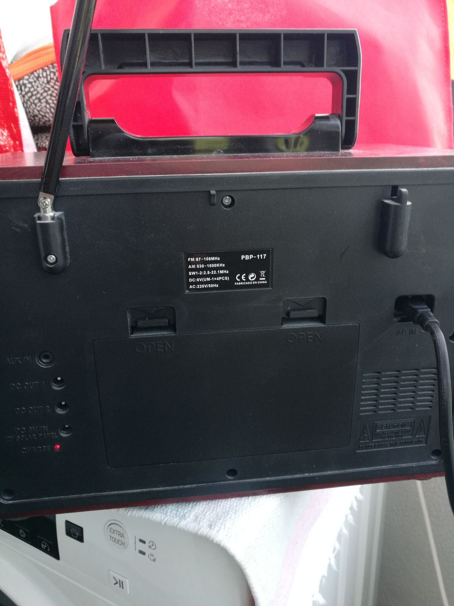 Radio com wireless Bluetooth estilo antigo