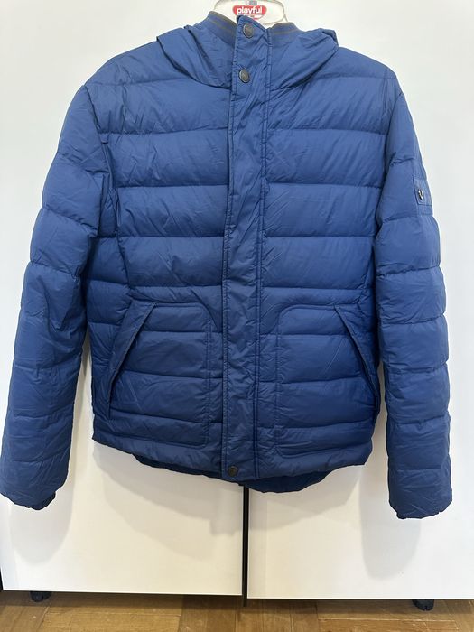Чоловіча пуховик True Religion синього кольору розмір М