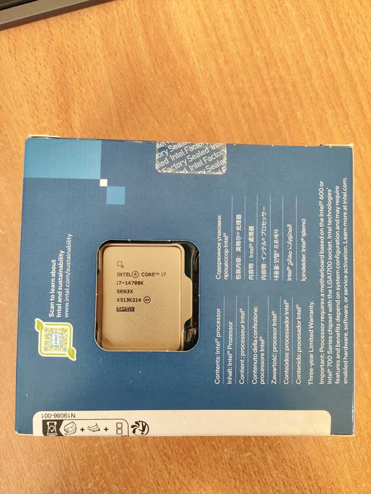 Процесор INTEL Core i7 14700K Box LGA1700 - Новий