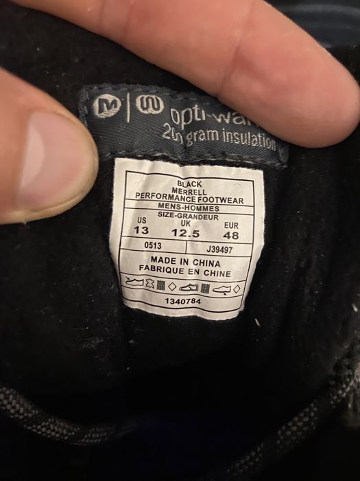 Черевики зимові Merrell norsehund omega