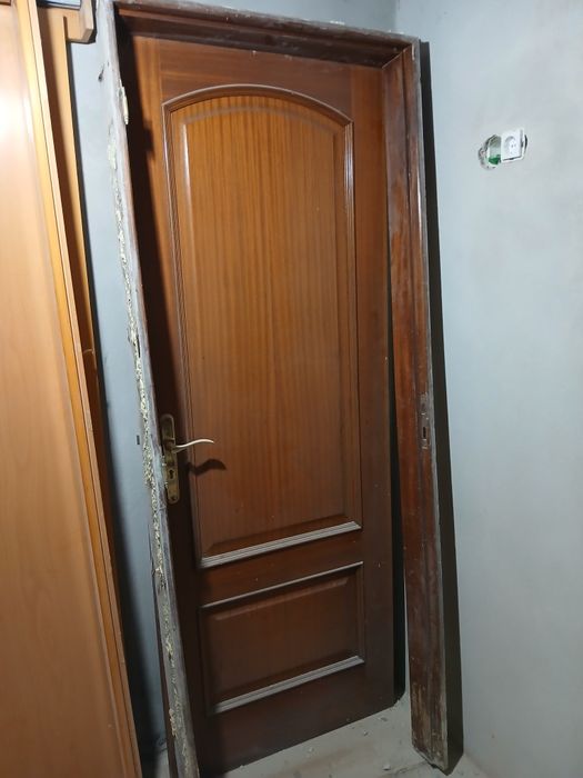 Aro + porta madeira 200cm