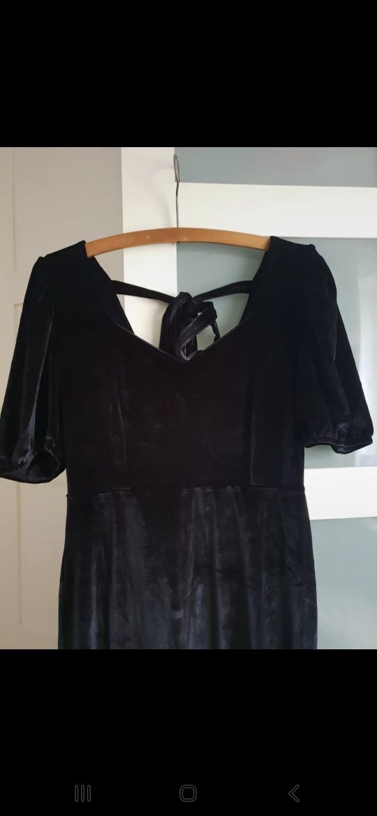 Welurowa sukienka midi Reserved L 40 święta sylwester elegancka