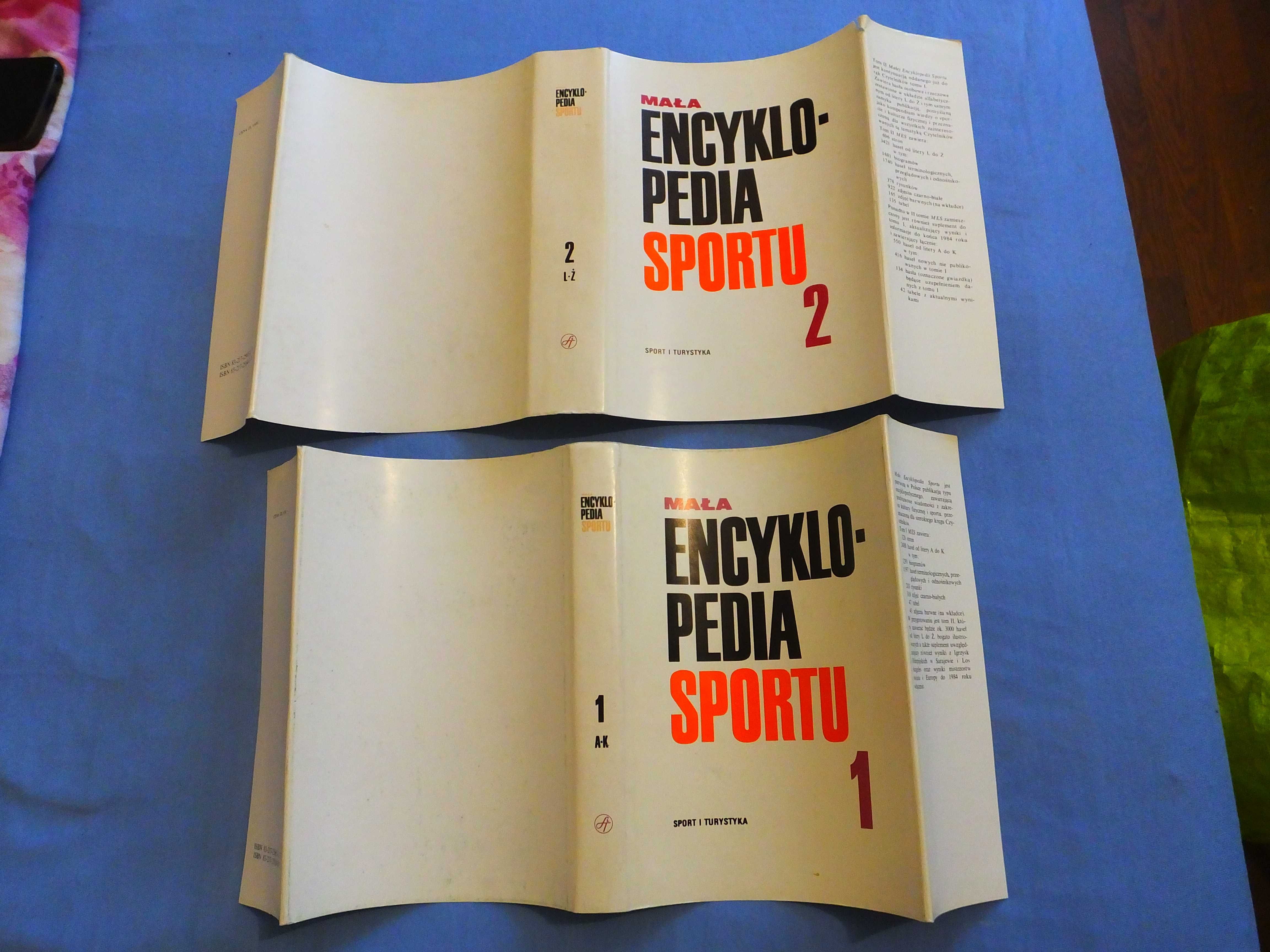 Mała Encyklopedia Sportu - dwa tomy
