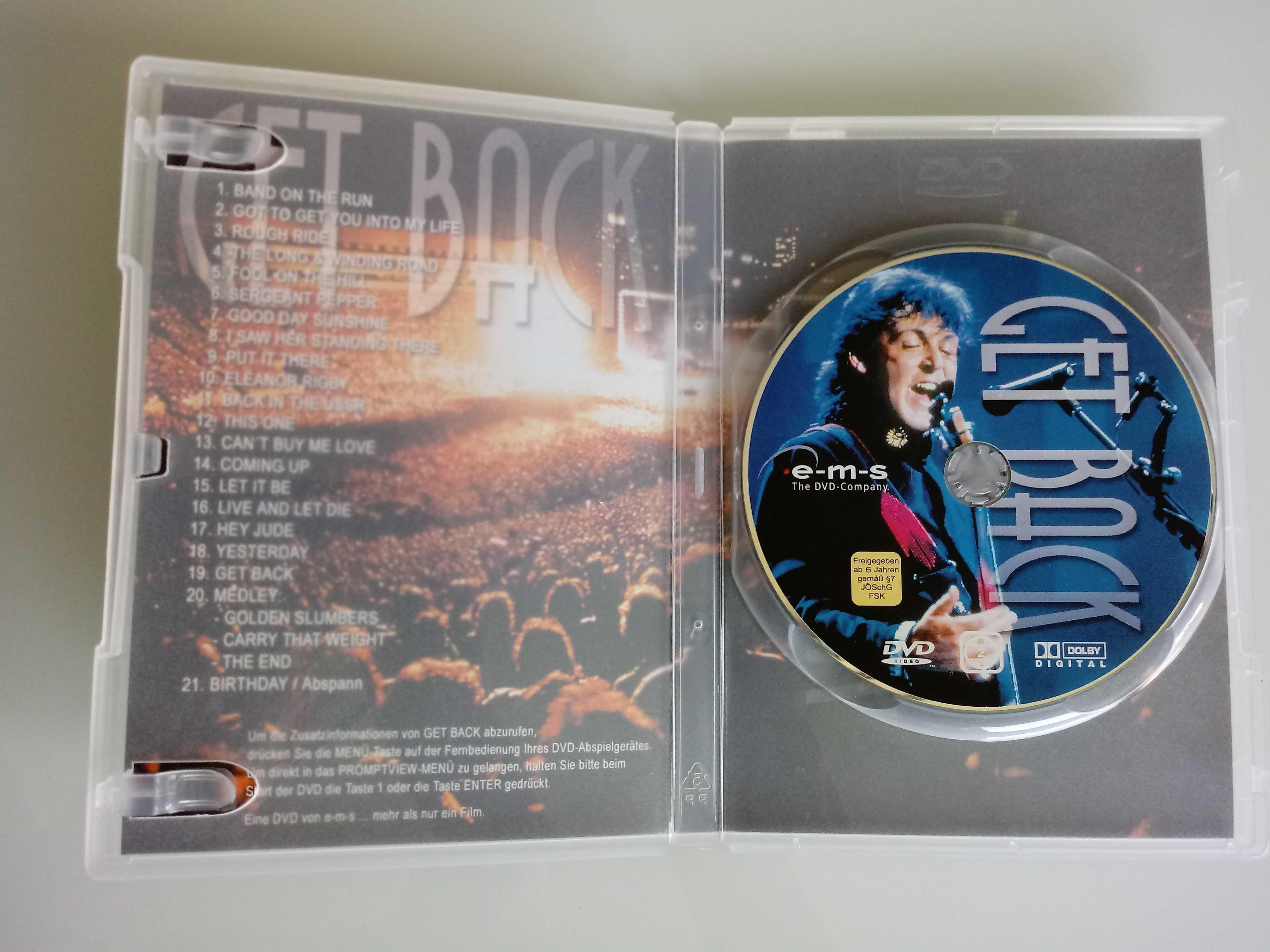 Paul McCartney - Get Back (1991) DVD /THE BEATLES/ TANIO!!!