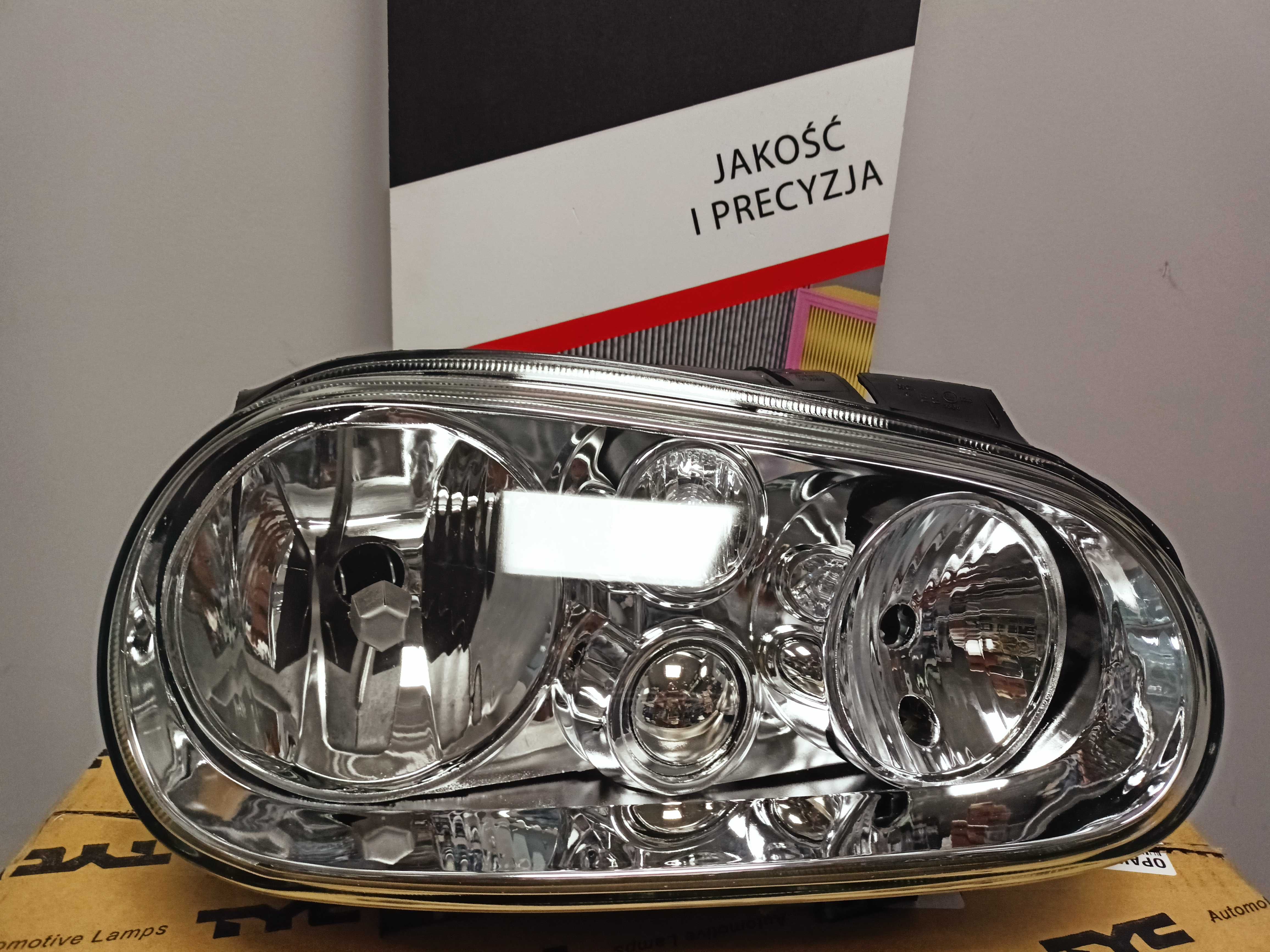 VW Golf IV- Lampa/Reflektor przód prawy /H7+H1/