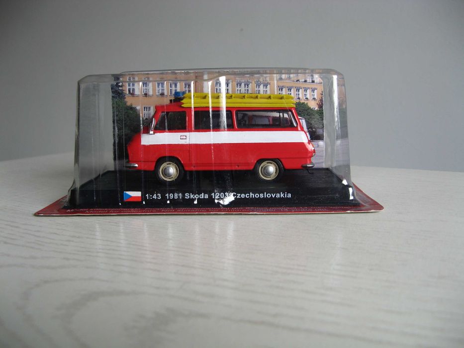 Skoda TAZ 1203, straż pożarna, 1:43/Nowa!