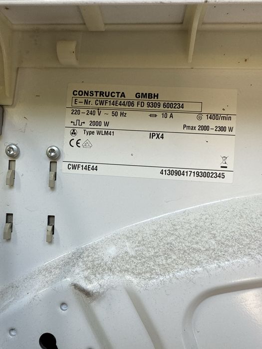Pralka automatyczna Constructa