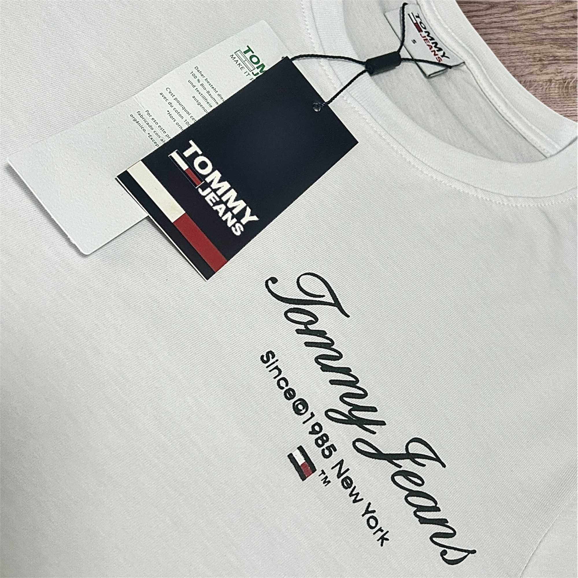 T-shirt koszulka męska TOMMY JEANS BIAŁA XXL pełna rozmiarówka!