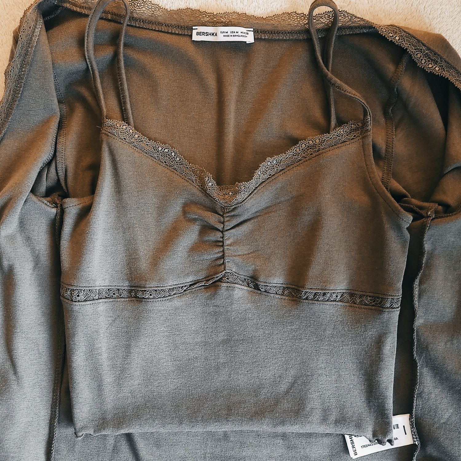 Bershka топ y2k coquette shoujo майка накидка