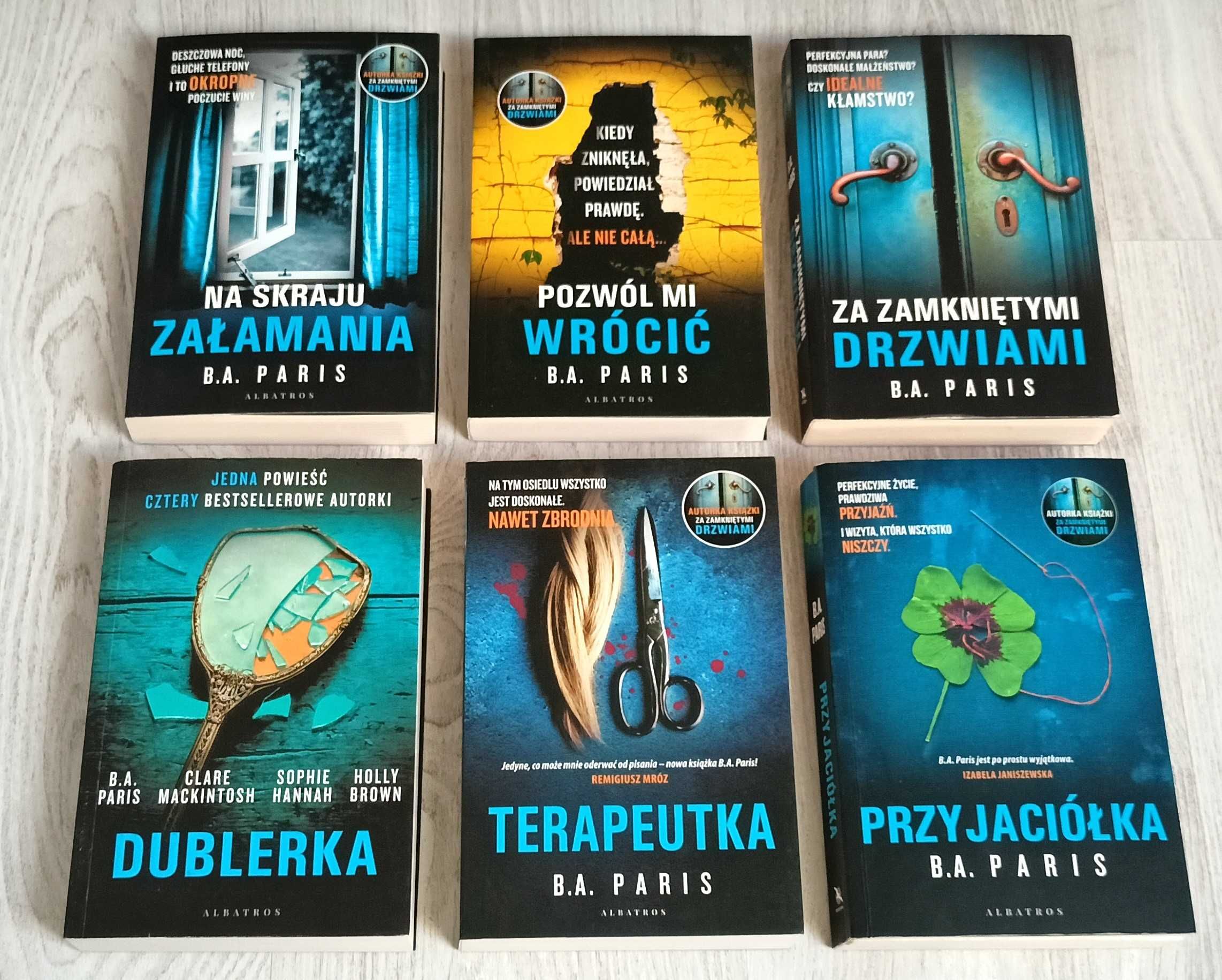 6x B.A. Paris Pozwól Za zamkniętymi Na skraju Przyjaciółka Dublerka