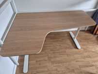 Secretaria BEKANT Corner Desk LEFT IKEA bege e branca