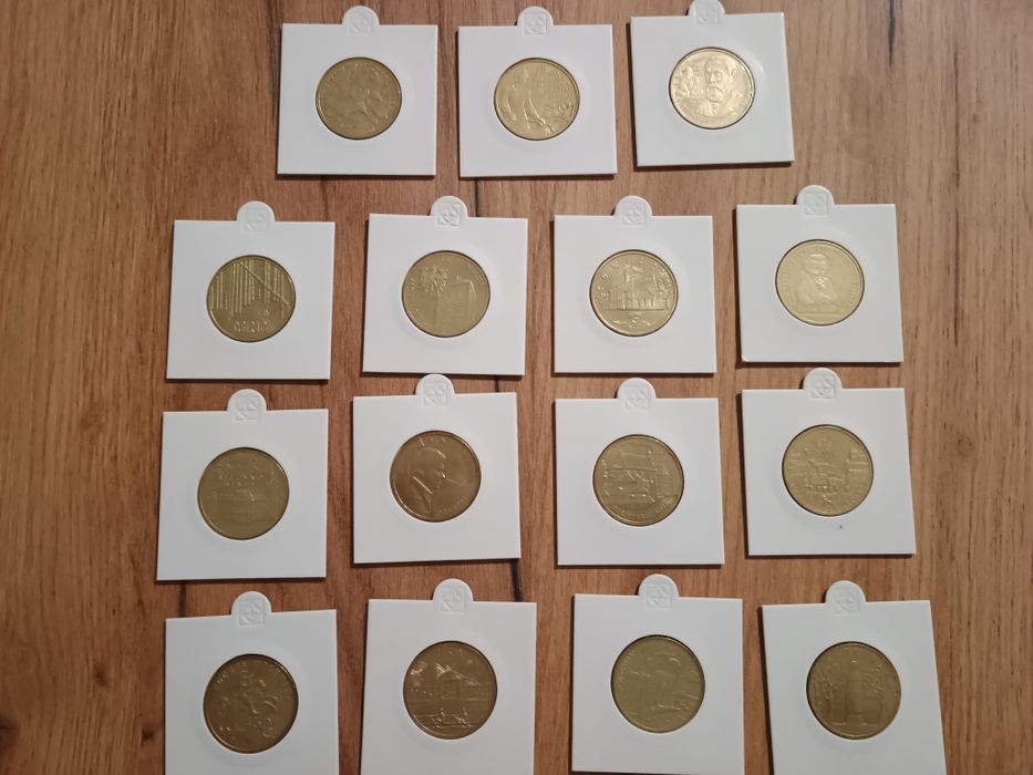 Zestaw monet 2 złote okolicznościowe nordic gold