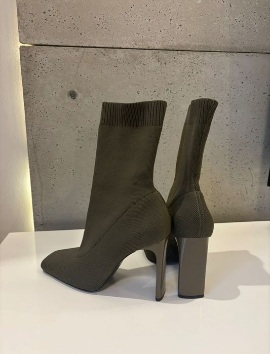 botki na obcasie Zara